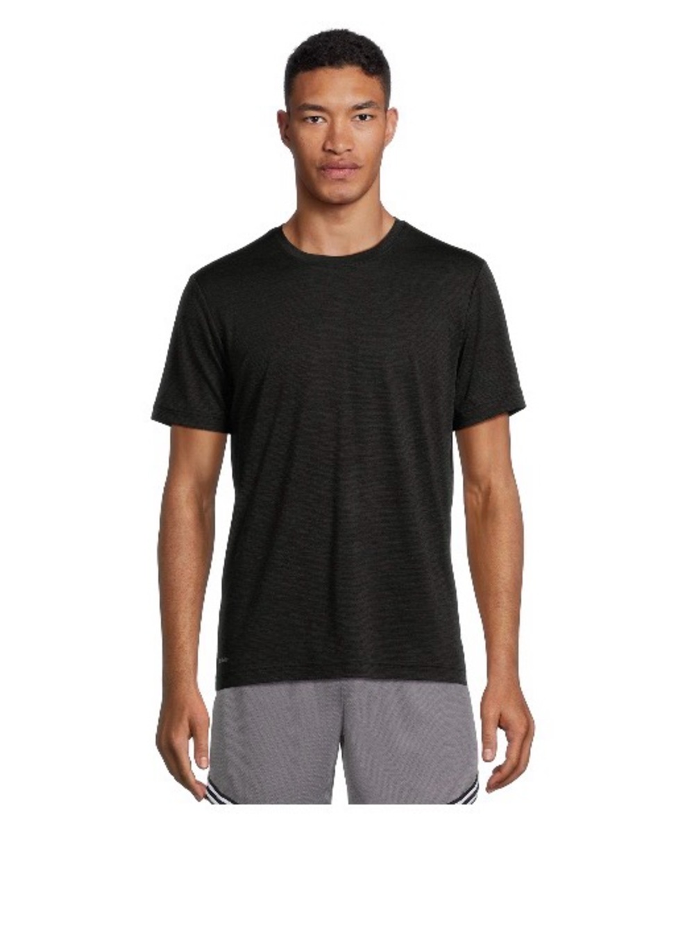 7️⃣ Athletic Works Black Short Sleeve Crew Neck Tee
